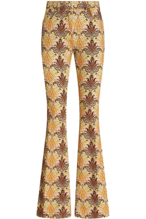 Etro Jeans med svaj og grafisk tryk