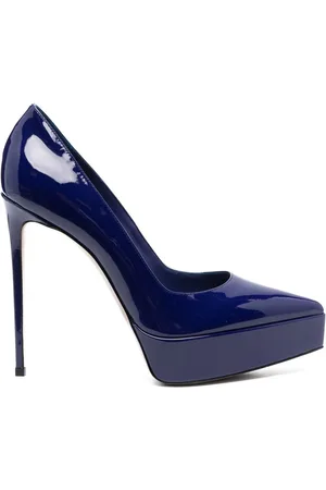 LE SILLA Uma 120mm pumps i lakeret læder