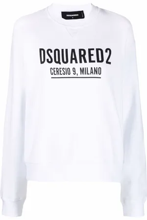 Dsquared2 Sweatshirt med rund hals og logotryk