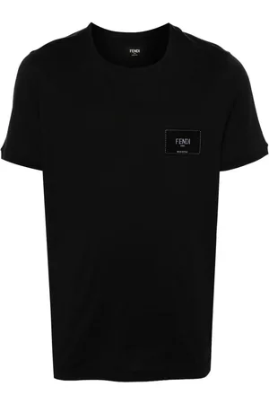 Fendi T-shirt med logoapplikation