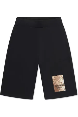 Roberto Cavalli Træningsshorts med logomærke