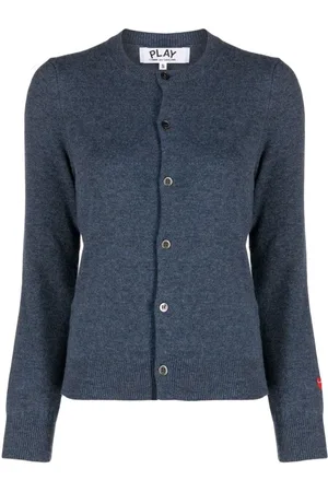 Comme des Garçons Uldcardigan med meleret effekt