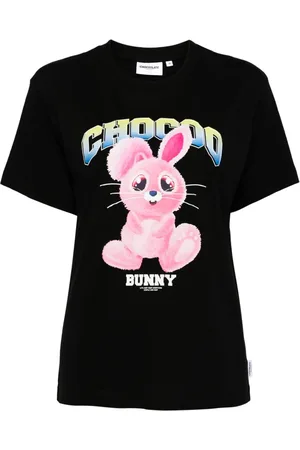 Chocoolate T-shirt med kanintryk