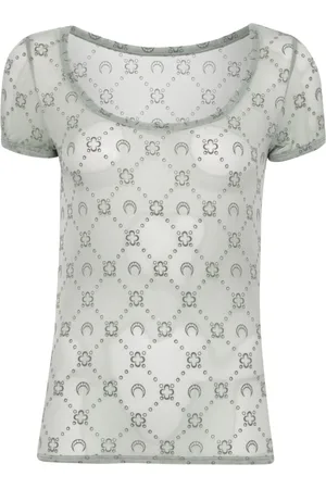 Marine Serre Meshtop med flocked logo