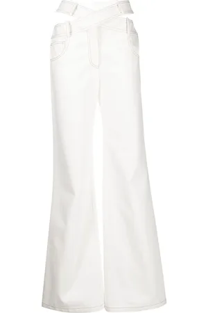 MONSE Jeans med brede ben og krydset front