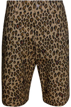 Bluemarble Shorts med leopardtryk