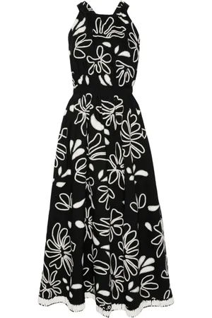 ULLA JOHNSON Viola kjole med blomstret broderi
