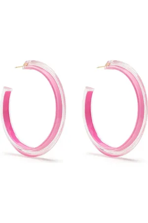 ALISON LOU Mellemstore Jelly hoop-øreringe