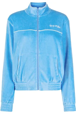 Sporty & Rich Jakke i frotté med broderet logo