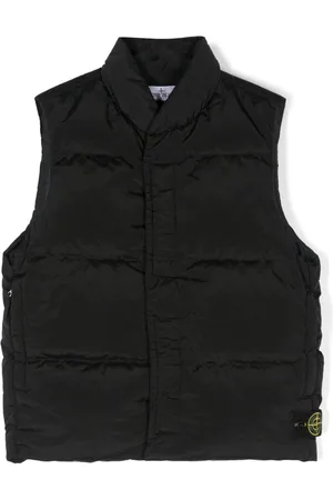 Stone Island Dynevest med logomærke
