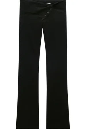 Courrèges Bootcut-bukser i uld med snoet front