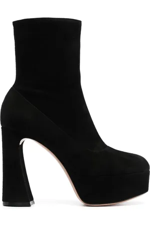 Gianvito Rossi 120mm Riccam ankelstøvler med plateausål