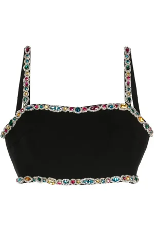 Zuhair Murad Cady bh-top med krystaludsmykninger