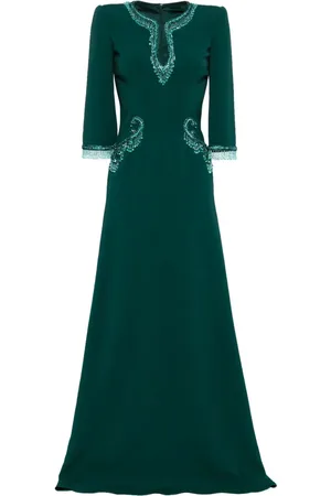 Jenny Packham Lang perledekoreret Viva kjole