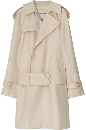 Burberry Kort dobbeltradet trenchcoat