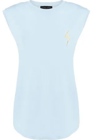 Giuseppe Zanotti Ursella tanktop med lynbroderi