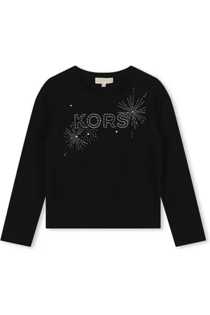 Michael Kors T-shirt med rhinsten-logo