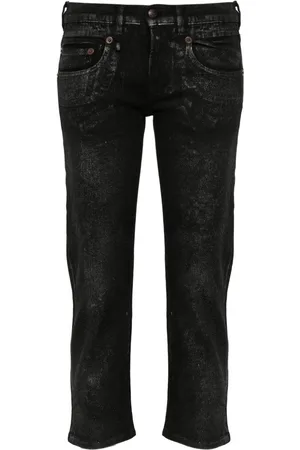 R13 Cropped jeans med lige ben