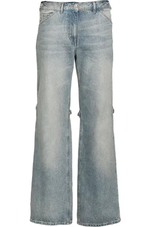 Courrèges Højtaljede jeans med brede ben