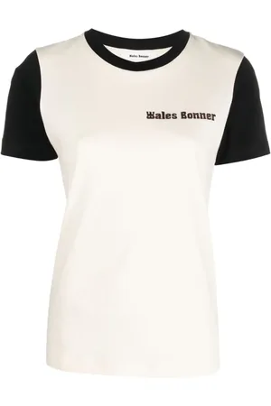 WALES BONNER T-shirt med broderet logo