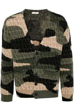 VALENTINO GARAVANI Cardigan med Toile Iconographe-tryk
