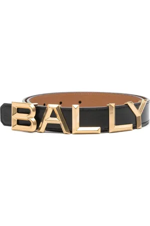 Bally Læderbælte med logo-bogstav