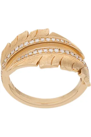 STEPHEN WEBSTER Fingerring med udsmykket bladmotiv