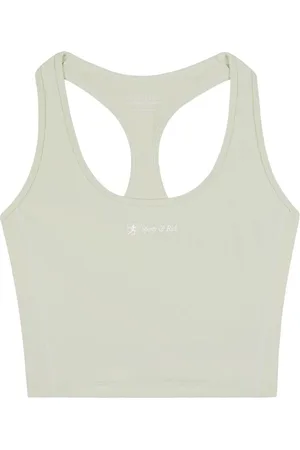 Sporty & Rich Cropped Runner Script tanktop