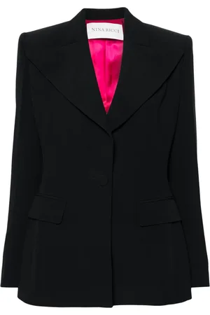 Nina Ricci Enkeltradet blazer med bred revers