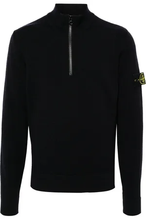 Stone Island Sweater med kompasmærke