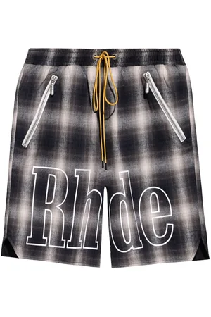 Rhude Træningsshorts med ternet tryk