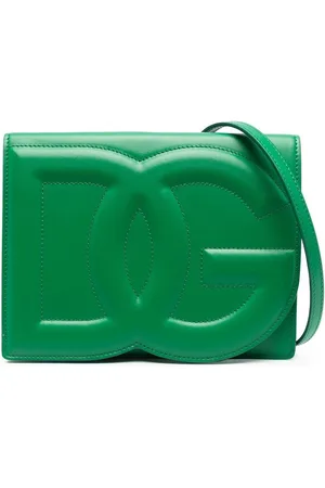 Dolce & Gabbana Crossbody-taske i læder med DG-logo