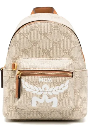 MCM Lille Stark Lauretos rygsæk med monogram