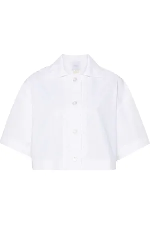Patou Cropped Waves skjorte