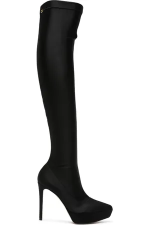 Gianvito Rossi 120mm lårhøje støvler med plateausål