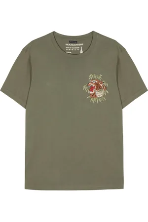 Maharishi T-shirt med tigerbroderi