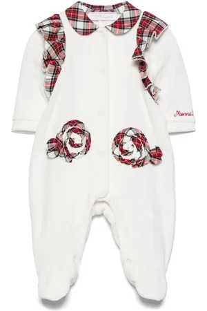 MONNALISA Pyjamas i frotté med blomstret applikation