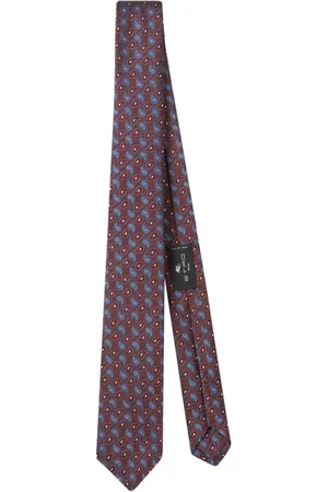 Etro Silkeslips i paisley-jacquard