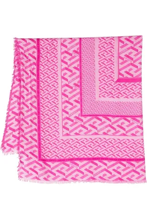VERSACE Tørklæde med heldækkende monogramtryk