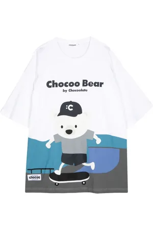 Chocoolate T-shirt med bamsetryk