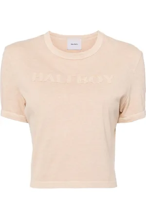 Halfboy T-shirt med logomærke
