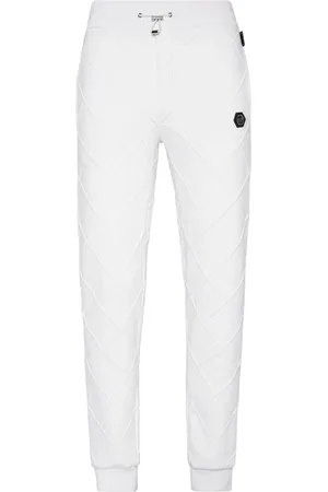 Philipp Plein Diamant-quiltede joggingbukser