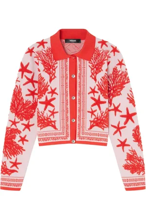 VERSACE Barocco Sea polo-cardigan