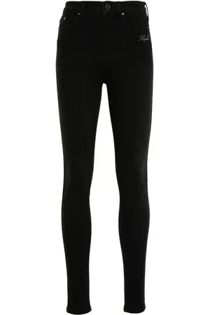 Karl Lagerfeld Skinny-jeans med krystallogo