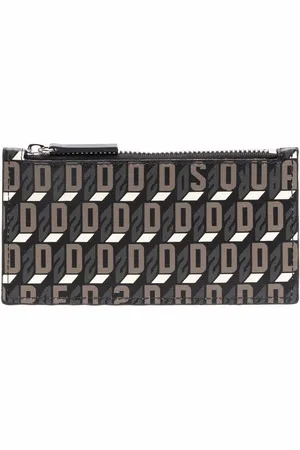 Dsquared2 Pung med lynlås og monogramtryk