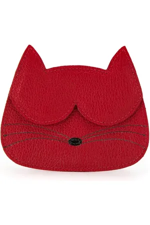Sarah Chofakian Leather kitty wallet
