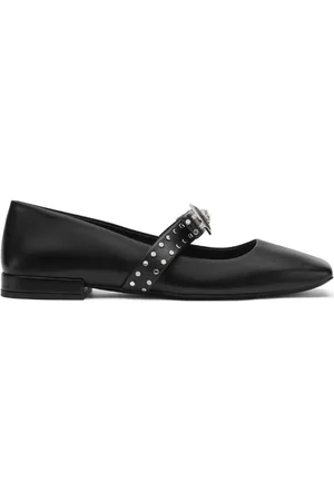VERSACE Gianni Ribbon ballerinaer med nitter