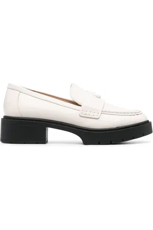 Coach Leah loafers i læder med kraftig sål