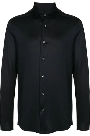Emporio Armani Langærmet skjorte i poplin