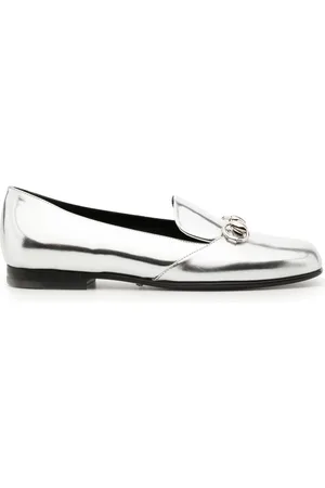 Gucci Slip-on loafers med metallisk finish